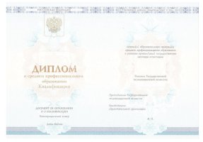 Диплом колледжа 2014 - 2019 в Мытищи